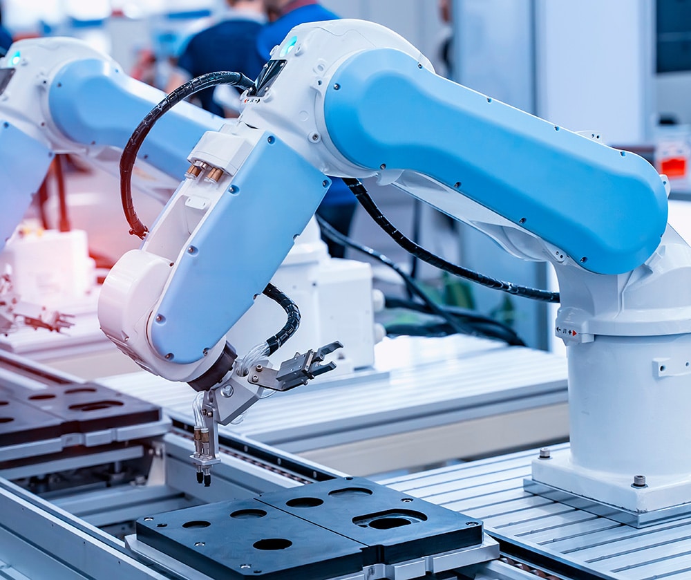 robotic arm assembly line